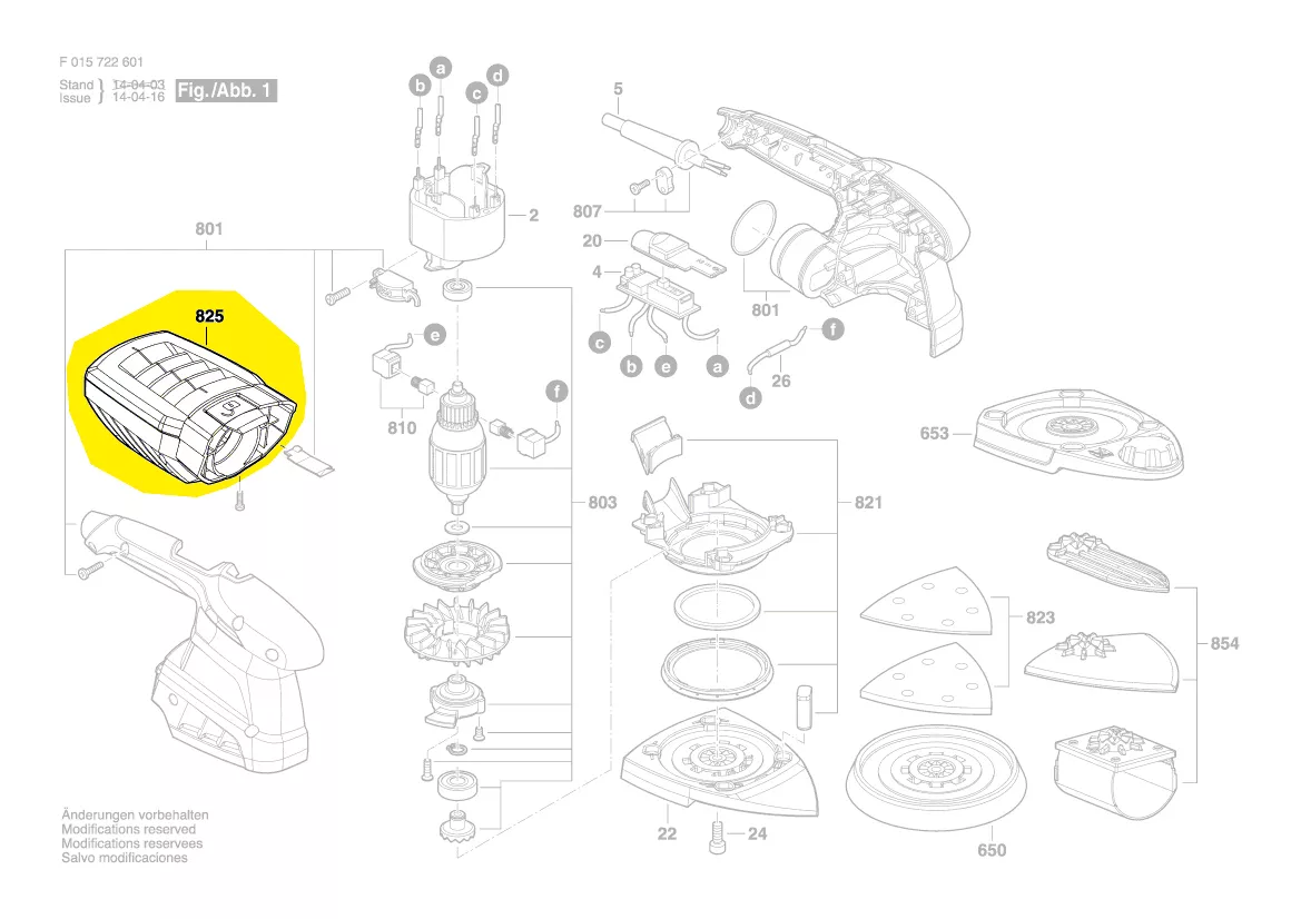 Collecteur à poussière ponceuse 7220 et 7226 Skil